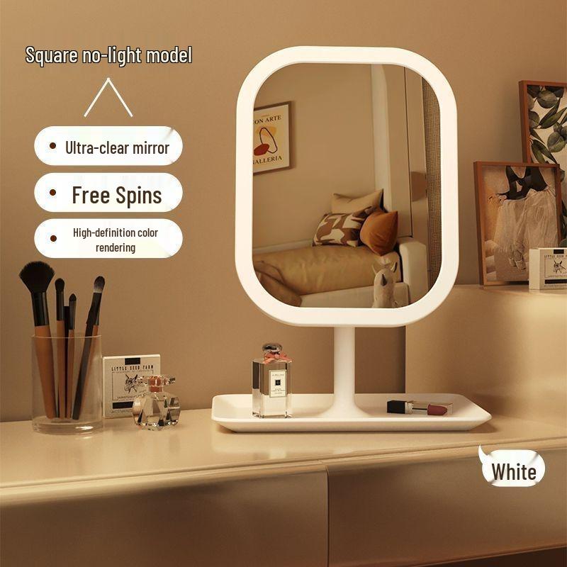 Tabletop LED Makeup Mirror: High-Definition, Compact Mirror for Dressing Table