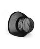 Eondeokeonteulolseutyudio Summer Bucket Hat Net Bucket / Shine Black