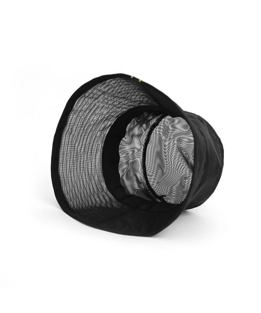 Eondeokeonteulolseutyudio Summer Bucket Hat Net Bucket / Shine Black