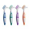 Double Sided Denture Toothbrush Plastic Cleaning Brush New Denture Brush  Orthodontic Care