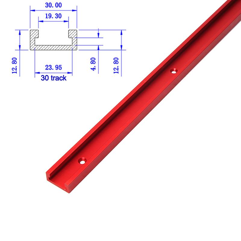1Pc 19/30/45/75Type T-tracks T-Slot Aluminium Alloy Miter Track Jig Miter Bar Slider Table Saw Router Table DIY Woodworking Tool