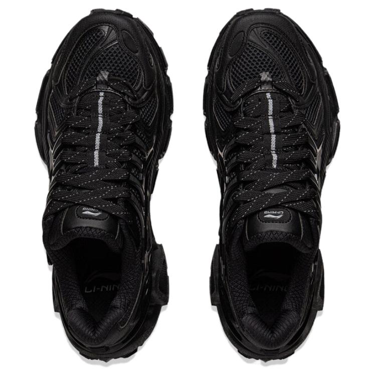 Li Ning Simple Comfortable Lie Jun ACE 3.0 Wear-Resistant Shock Absorbing Low-Top Lifestyle Casual Shoes Unisex Casual Shoes Black AZGV151-3
