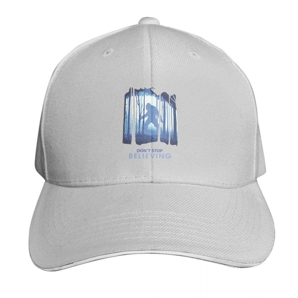 I Believe in Bigfoot Baseball Cap Big Size Hat Luxury Hat Visor fishing hat Unisex Womens