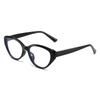 5 pcs Vintage Brown Cat Eye Reading Eyeglasses for Women Girls Fashion Blue Light Blocking Lens Glasses Vacation Eyewear
