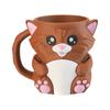 Funny Animal Ice Cream Pints Holder With Insulated Sleeve Builts In Storage Drawer and Spoons Dessert Organizers