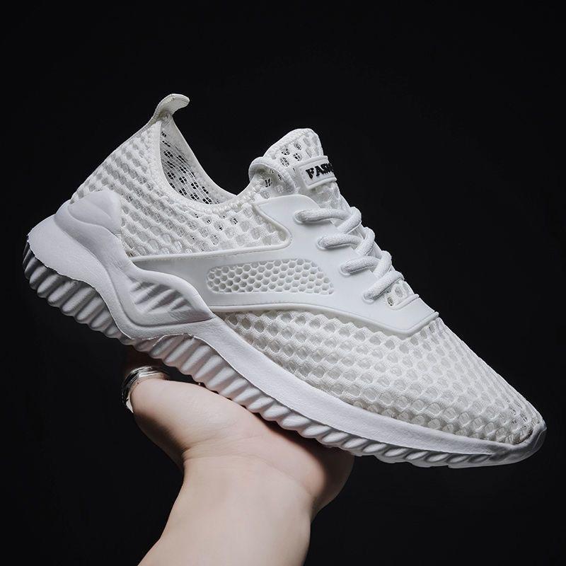 Mesh shoes spring and summer new trendy casual fly-woven running shoes breathable soft-soled sports shoes
