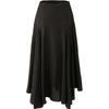 Light luxury acetic acid half skirt for women, flowing and irregular high waisted A-line skirt