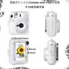 HIYQIN instax mini 12 FUJIFLM instax mini set de 4 huse pentru cameră dedicată pentru Instax 12 husă transparentă cu autocolant pentru ramă foto magnetică pentru umăr pentru Instax 12