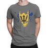 Barbados Flag Barbadian Tee Shirt For Unisex Wounisex Graphic Printing T Shirts Cotton Clothing