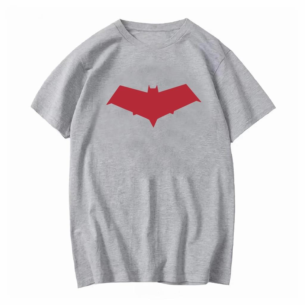 Red Hood Symbol Jason Todd T Shirt Black Long or Short Sleeves Vintage Washed Unisex Homme Fashion Tee Y2K