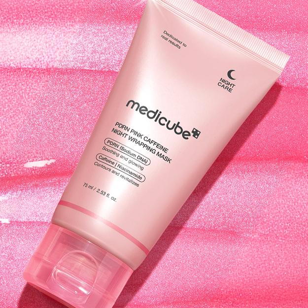Medicube Masque de Nuit Enveloppant PDRN Rose Caféine 75ml