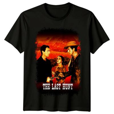 Die letzte Jagd (1956) Filmposter Inspiriertes T-Shirt Retro Tee Unisex
