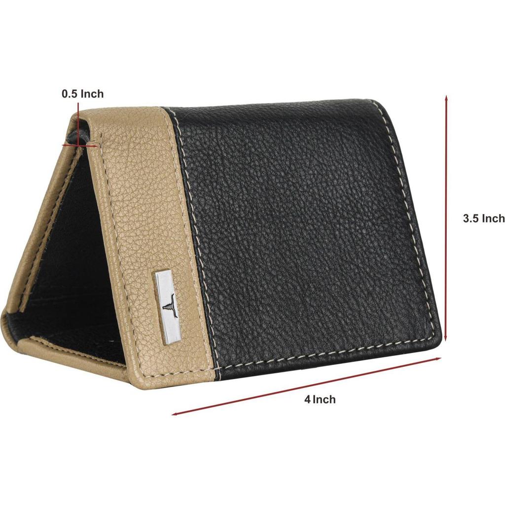 NEW Men Casual , Genuine Leather RFID Wallet  (6 Card Slots)