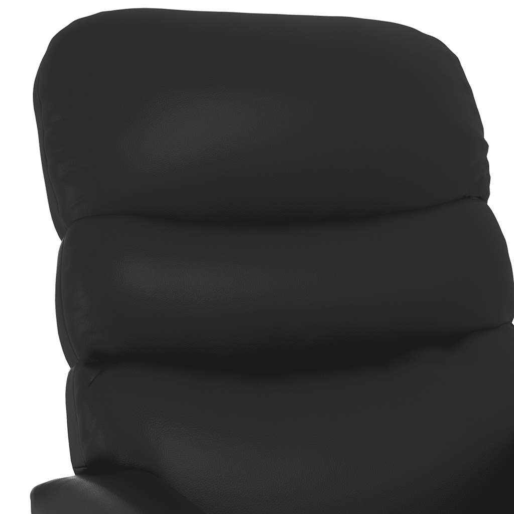 Vidaxl Massage Armchair, Black, Faux Leather