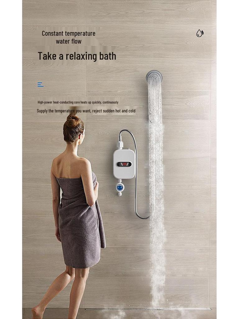 Compact Instant Electric Water Heater for Kitchen Sinks