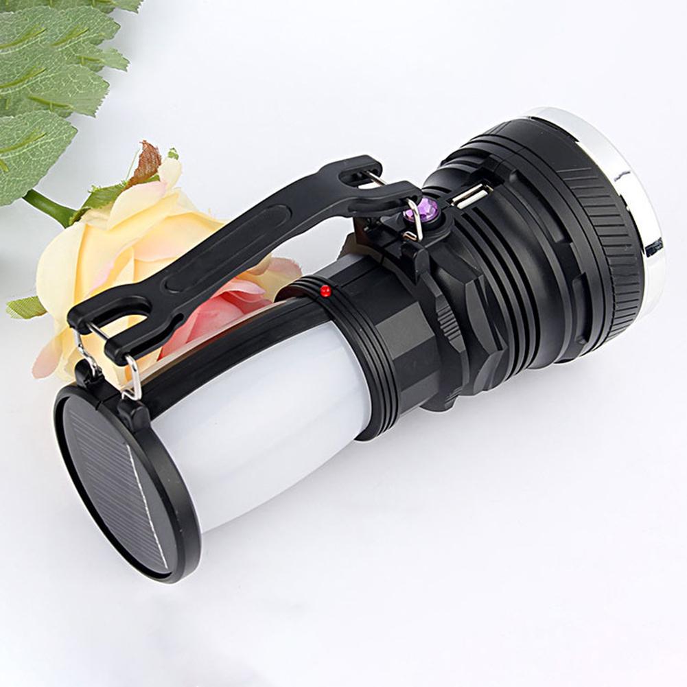 אנרגיה סולארית סופר בהיר חיצוני קמפינג LED לפיד אור פנס פנס