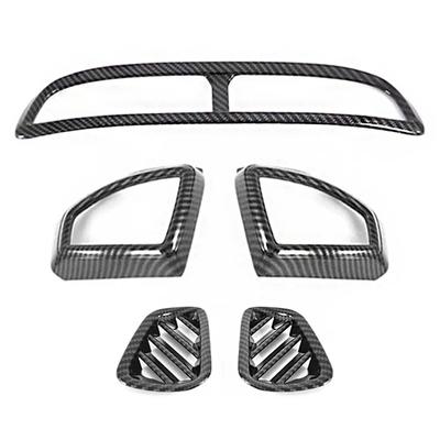 For Hyundai Tucson 2015 - Carbon Fiber Interior Accessories Car Dashboard Air Condition Outlet Vent Cover Trim