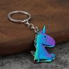Unicorn Keychain Pendant Lightweight Metal Keychain Portable Bag Charms Creative Decorative Keyring for Bags And Keys