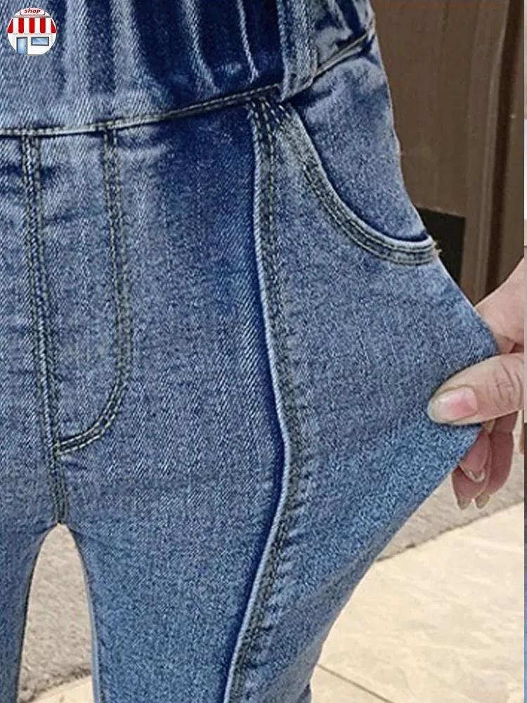 Girls' Embroidered Cartoon Jeans - Stylish Pants