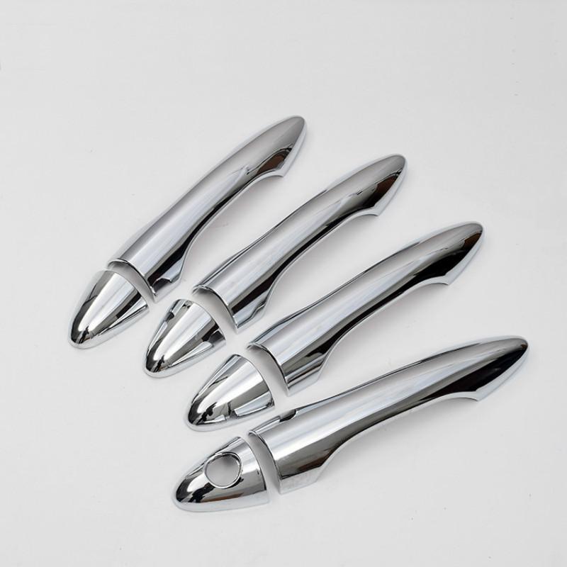FUNDUOO For Hyundai IX35 Tucson  2009 2010 2011 2012 2013 2014  New Chrome Car Door Handle Cover Trim Sticker Free