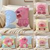 Custom Zanmang Loopy Throw Pillow Case Anti-dustmite Pillowcase Invisible Zipper Silky Short Plush Sofa Cushion Cover