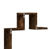 Wall Shelf Smoked Oak 104.5 X 10 X 43 Cm Engineered Wood