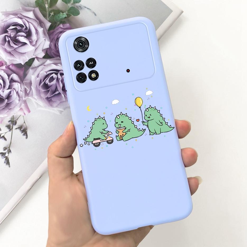For Xiaomi Poco M4 Pro 4G Case New Fashion Cartoon Cover Soft Silicone Phone Case For Xiaomi Poco M4 Pro PocoM4 5G Fundas Bumper