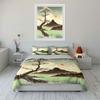 Landscape Art Poster Set Soft Comfortable Duvet Cover Bedding Set Included 1*Duvet Cover & 2*Pillowcases, Gift