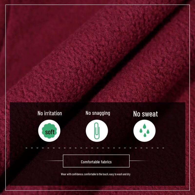 Petite Elderly Women's Plush Lined Stand Collar Jacket