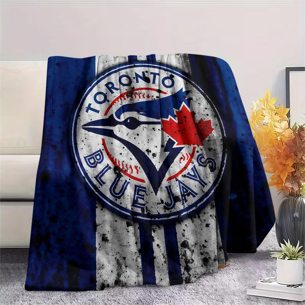 Toronto Blue Jays Flannel Blanket, High quality Comfortable for All Seasons, Home Decor, Warmth and Comfort
