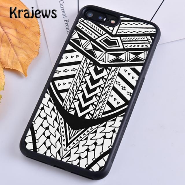 Krajews Maori Samoan Polynesian Tribal Phone Case For iPhone 17 Air 16 15 14 Plus 11 12 13 Pro Max Coque Shell Fundas