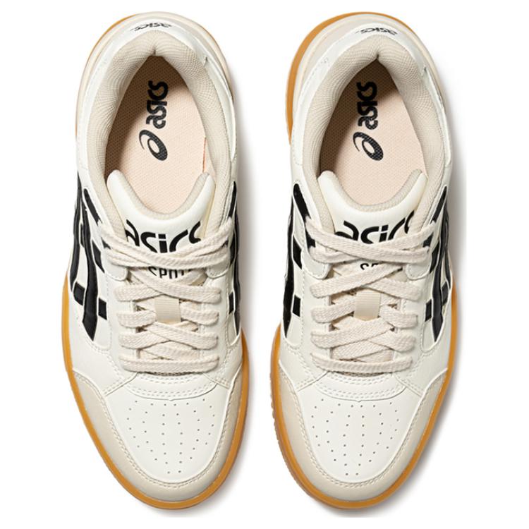 Asics Gel-Spotlyte Synthetic Leather Comfortable Durable Wear-Resistant Low-Top Retro Basketball Shoes Unisex Sneaker Beige 1203A505-103