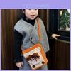 Adorable Cartoon Style Gender Neutral Kids Shoulder Bag With Cute Animal Patterns