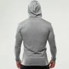 Do The Work  Mens Bodybuilding Fitness Pure Cotton Solid Color Slim Fit Autumn Fashion Breathable Workout Long Sleeve Hoddies