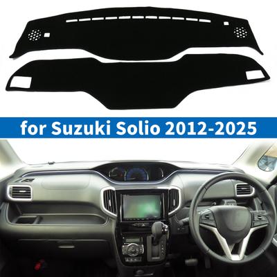 For Suzuki Solio 2012-2025 Car Dashboard Mat Accessories Sunshade Protective Carpet Dash Pad Dashmat Dash Covers
