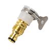 15-23mm Faucet Tap Connector Aluminum Zinc Zinc Alloy Faucet Adapter Garden Water Hose Pipe  Car Washing