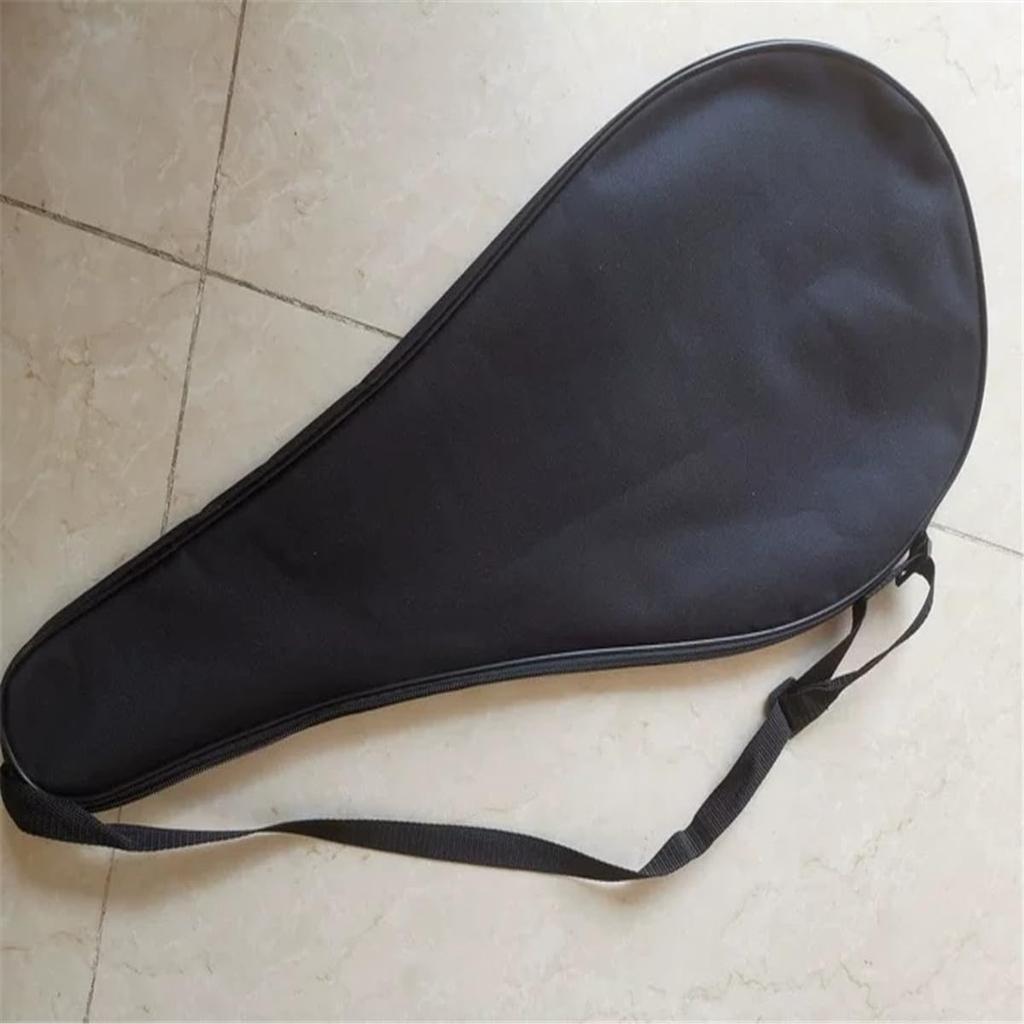 Oxford Fabric Single Shoulder Racquet Bag with Padded Organizer for Tennis and Badminton