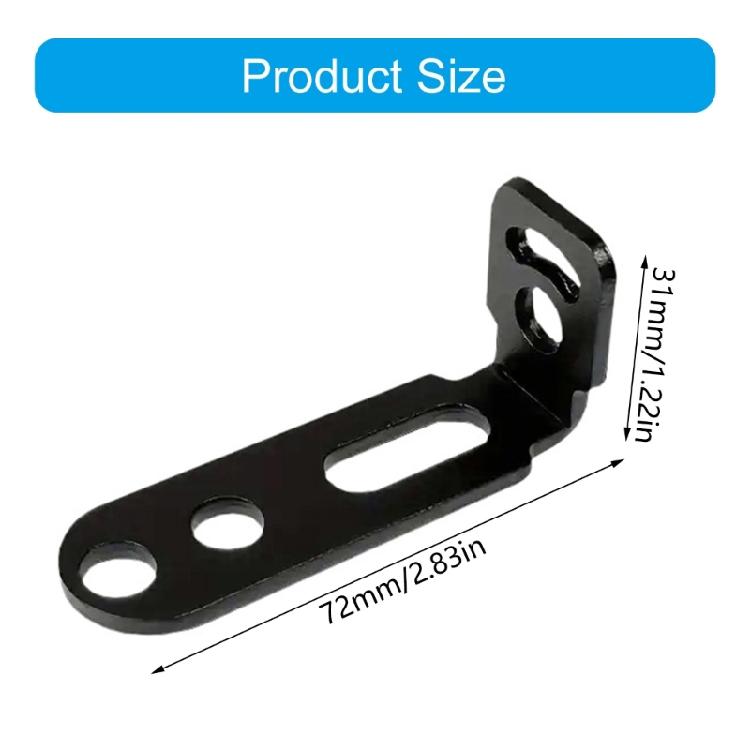 Motorcycle Bracket for Light Metal Construction Light Extension Holder Tool Frees Setups Multiple Vehicle Compatibility