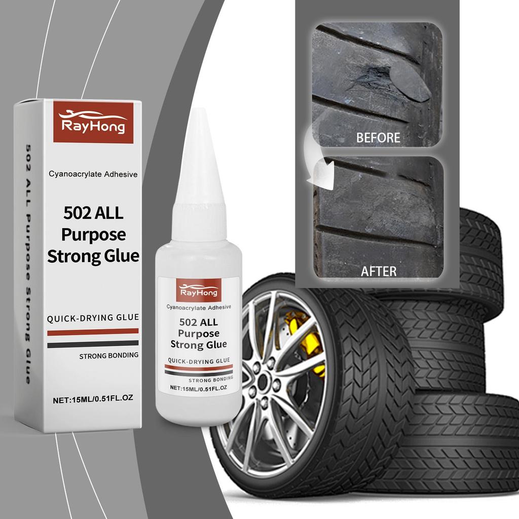 RAYHONG Car Tire Repair Rubber Car Tire Repair Rubber Cracked Tire Maintenance Sealant
