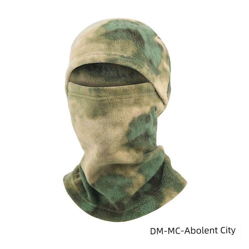 Camouflage Fleece Warm Cycling Skiing Headgear Hat