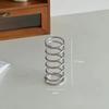 Portaspazzolini in Acciaio Inossidabile Accessori da Bagno in Metallo Strumento per Porta Dentifricio Porta Pennelli da Trucco Scaffale Portaoggetti Decorazione per la Casa