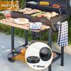 Grill Wheels Replacement Parts for Charbroil Various Models Other Brands Multi-functional Barbecue Grills Grills Accessories