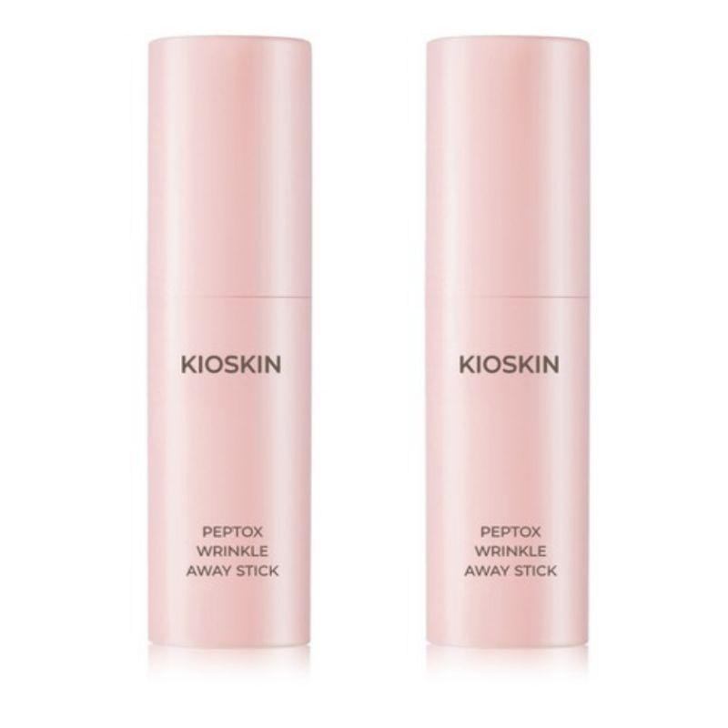 KIOSKIN Peptox Wrinkle Away Collagen Multi Balm Stick 12g x 2pcs – Anti-Wrinkle Moisturizing Collagen Balm for Face & Neck