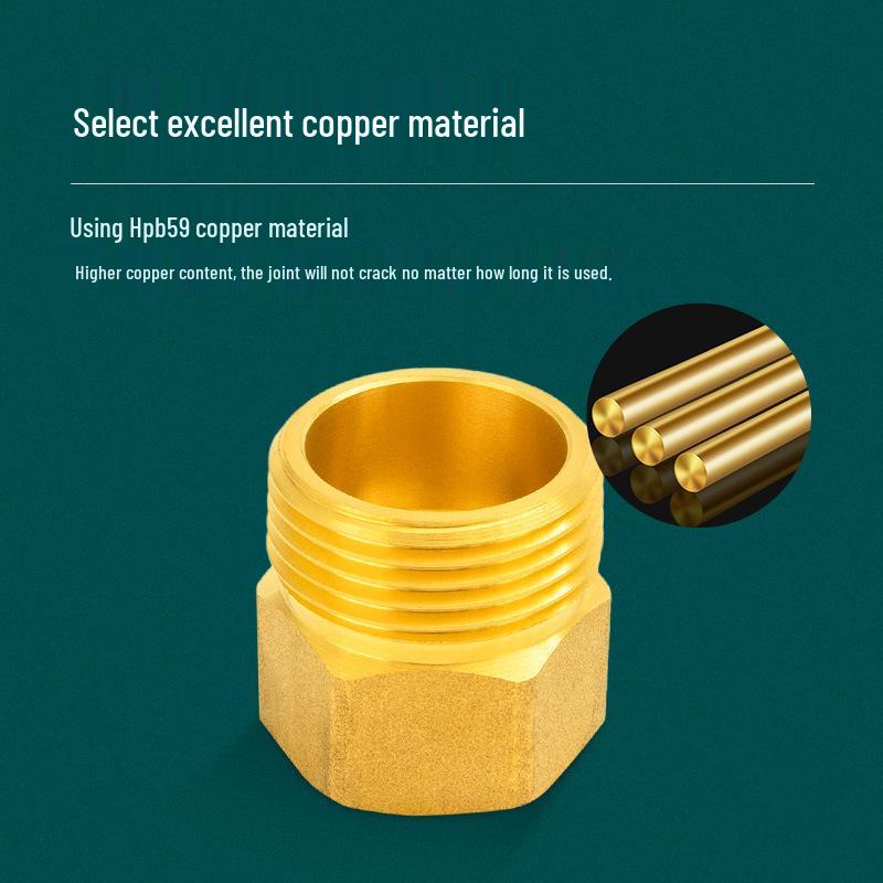 1-Inch Copper Water Pipe Fittings, 6mm To 4mm & 4mm To 6mm Thread Reducer Connector