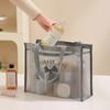 Swim Makeup Wash Bag Mesh Toiletry Storage Bag New Hollow Tote Bag  Handbag