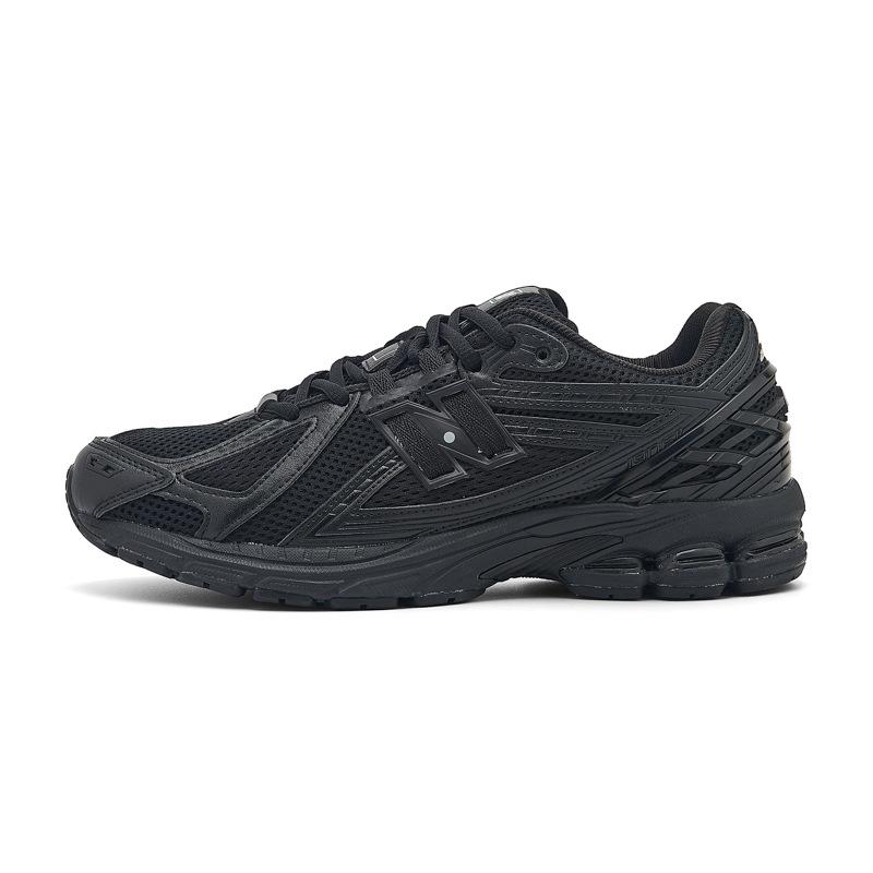 New Balance 1906R Men's Black Retro Mesh Running Shoes - Height Increasing Casual Dad Sneakers.