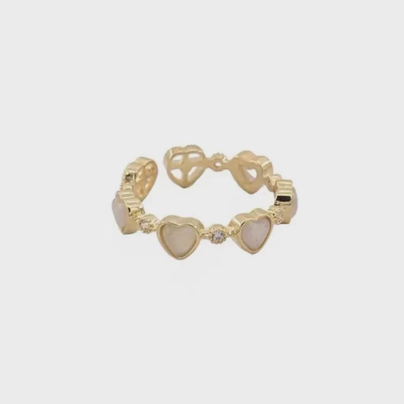 French Retro High-End Cat's Eye Ring - Luxurious, Simple, Open Design for Women