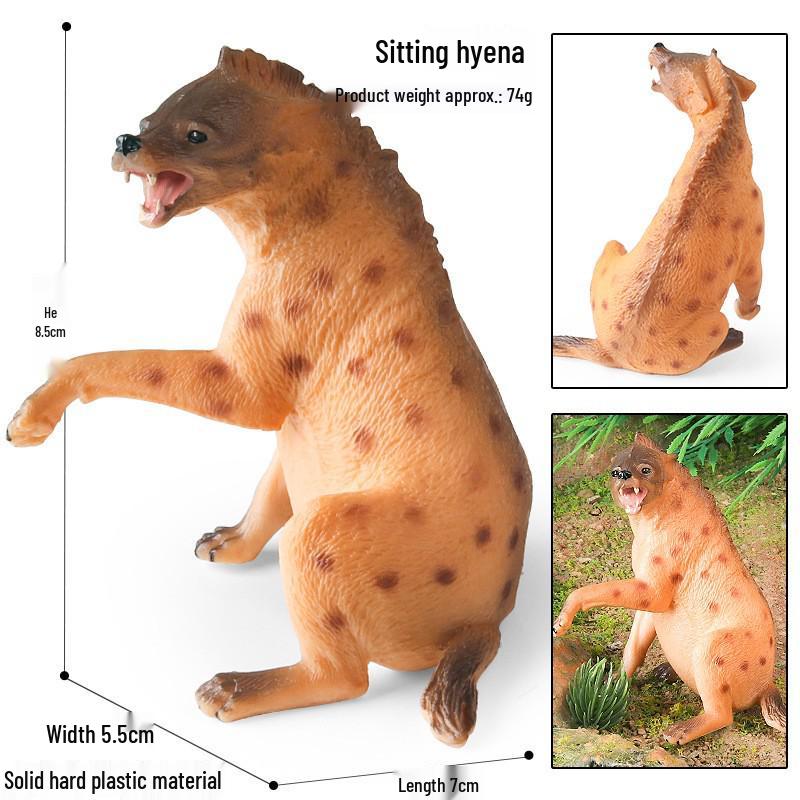 Wildlife Simulation Model: Tiger, Lion, Panda, Elephant, Rhinoceros, Kangaroo, Leopard, Horse, Sheep Toy Set