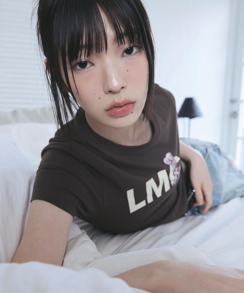 LMC Wm Bunny Og Cropped Tee Brown