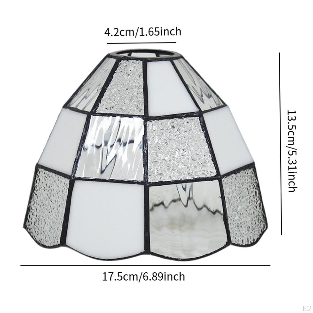 Glass Lampeskjerm Lysekrone Deksel Enkel å Installere for E26/E27 Taklampe Armatur Kontor